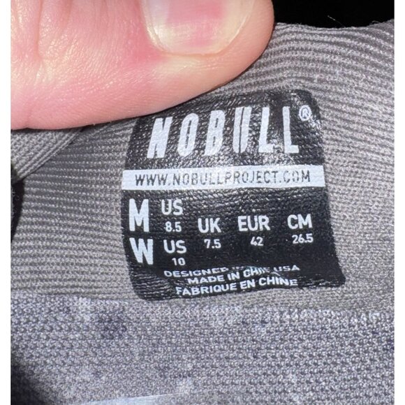 NOBULL Journey Runner+ Athletic Running Shoes Mens Size 8.5 Womens 10 Gray main image 8
